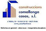 imatge de CONSTRUCCIONS COMALLONGA CASAS, S.L.